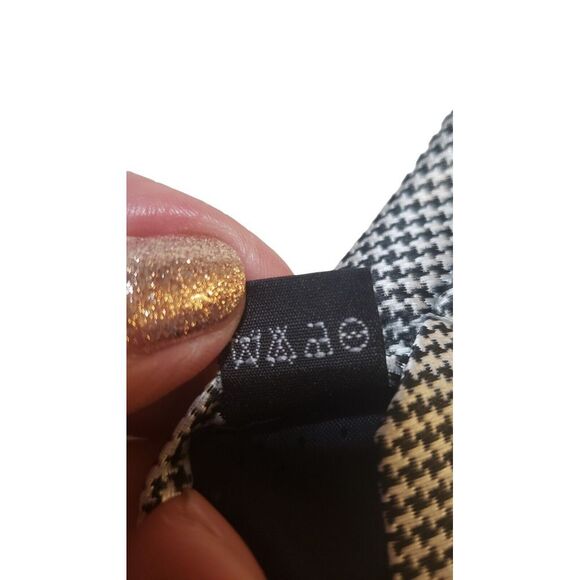 Weishang Mens Black White Hand Made 100% Silk Neck Tie Made In China Luxury - Picture 9 of 12